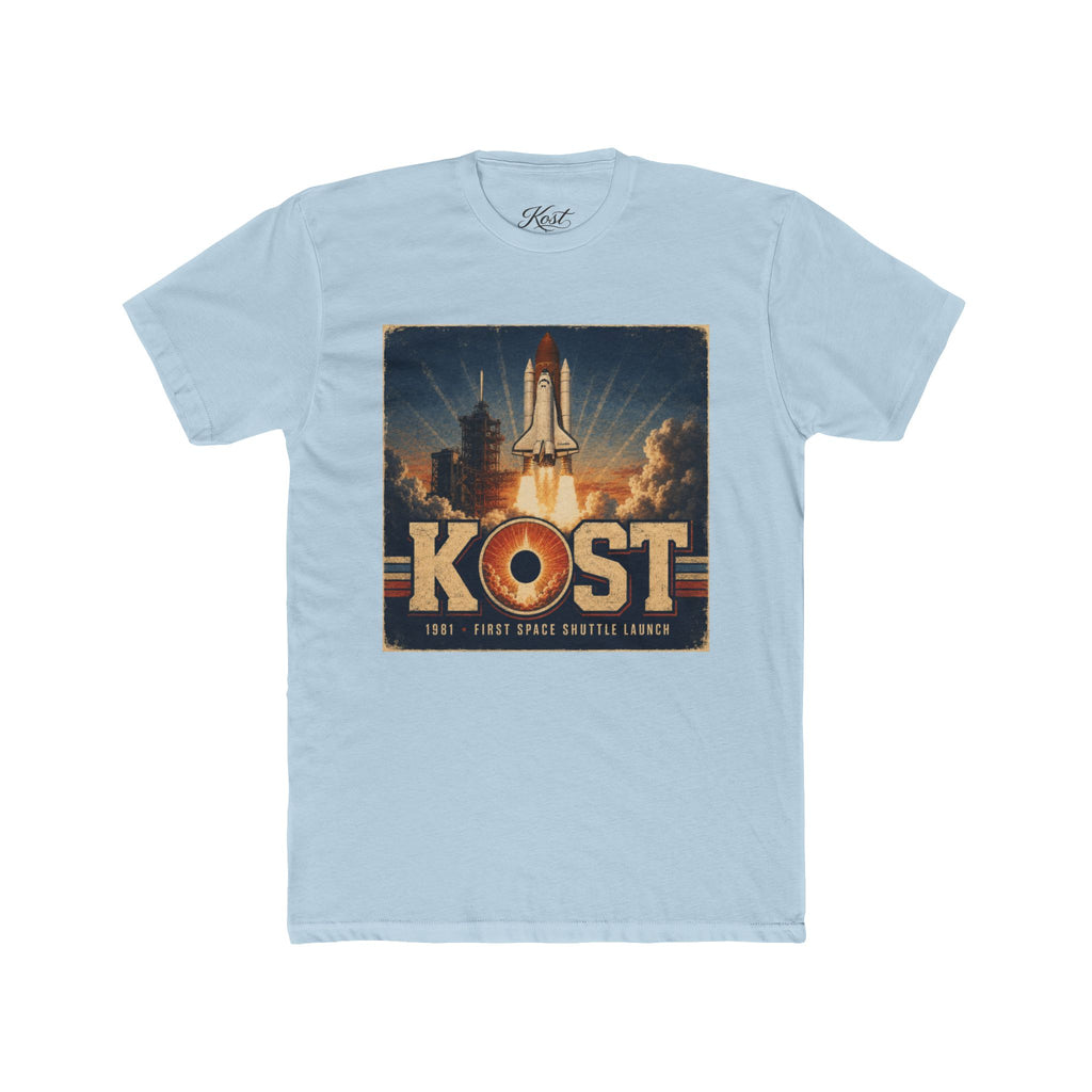 KOST Space Shuttle Retro Tee — Vintage Rocket Launch Graphic T-Shirt