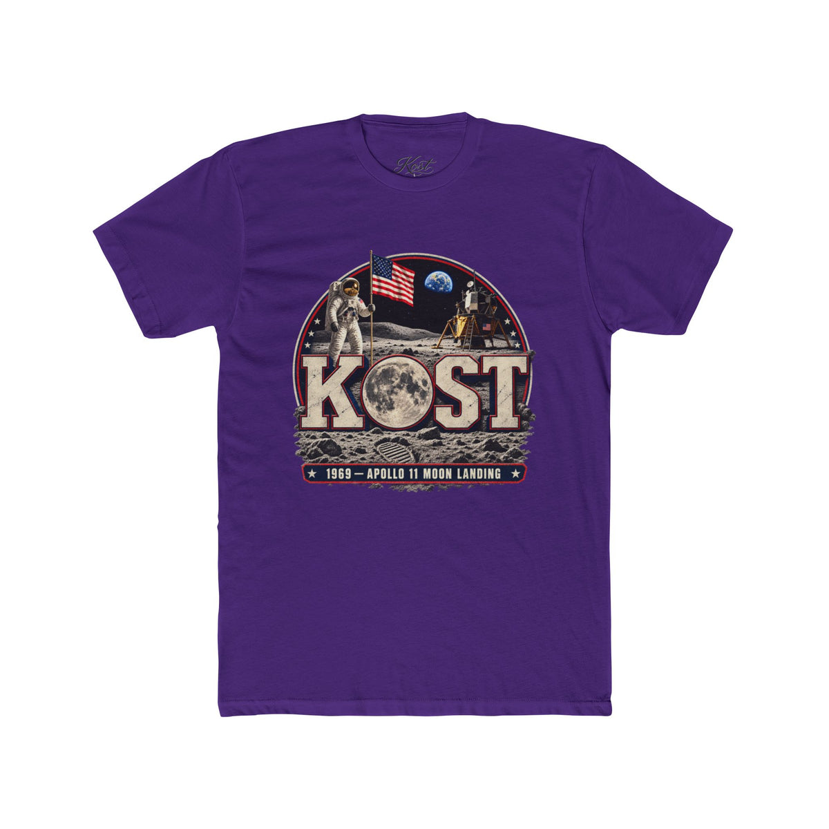Apollo Moon Landing Tee — Vintage KOST NASA Graphic T-Shirt