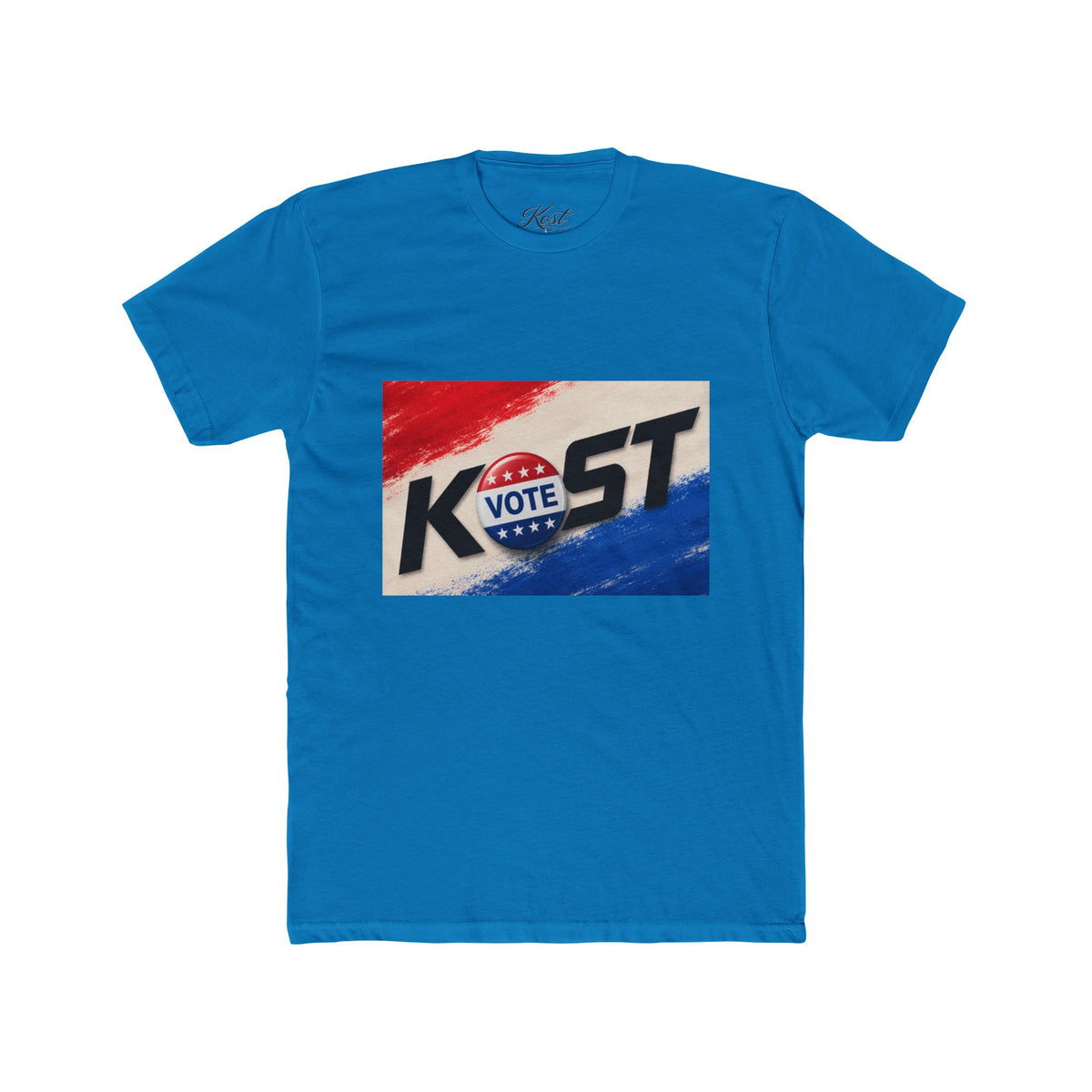 Vote KOST Political Campaign T‑Shirt — Patriotic Red, White & Blue Tee