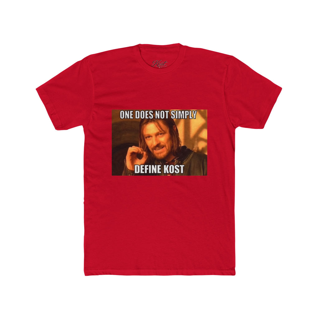 One Does Not Simply Define Kost Funny Meme T-Shirt