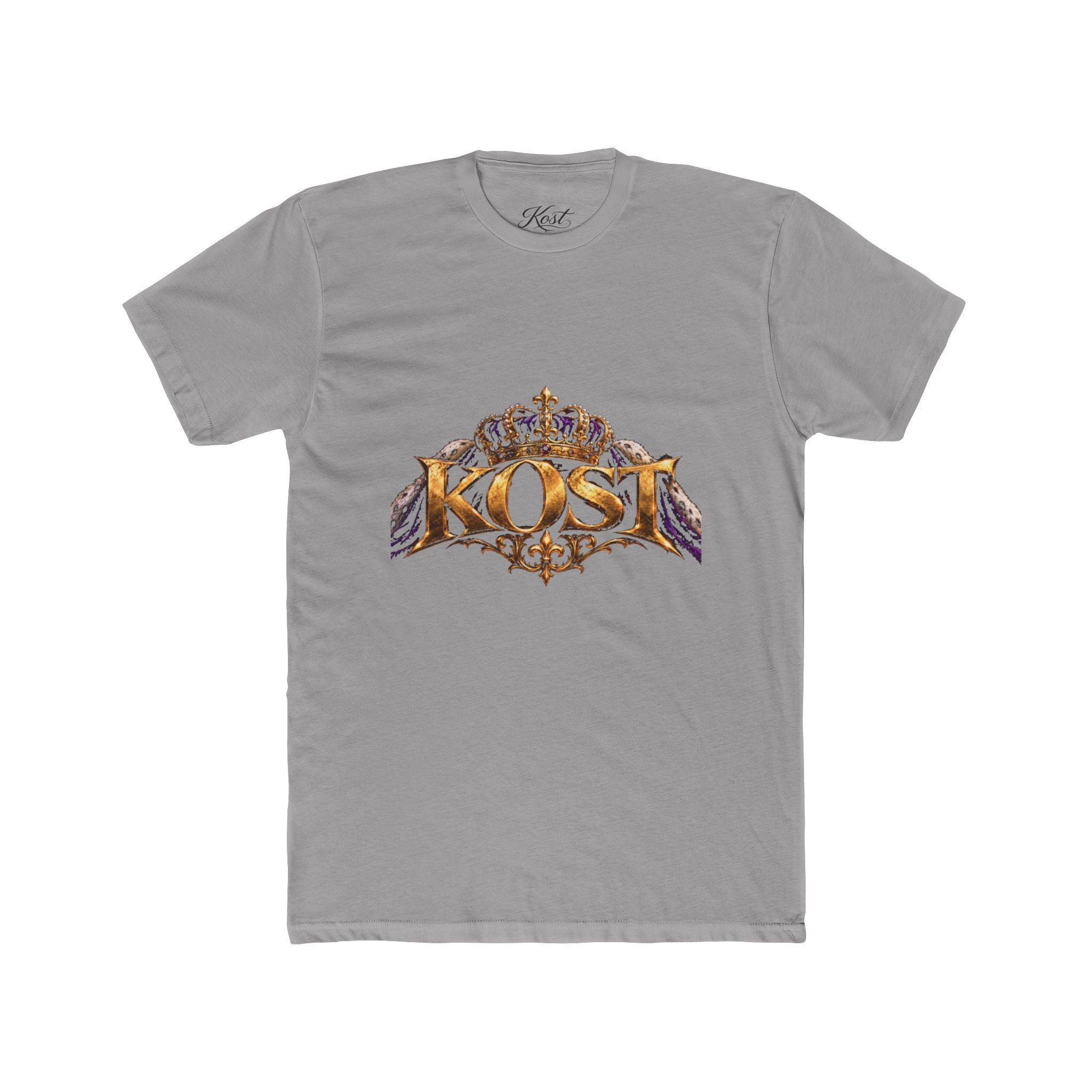 KOST Crown Logo T‑Shirt — Vintage Gold Crest Graphic Tee