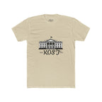 White Tee with Presidential Building Graphic & KOST Text