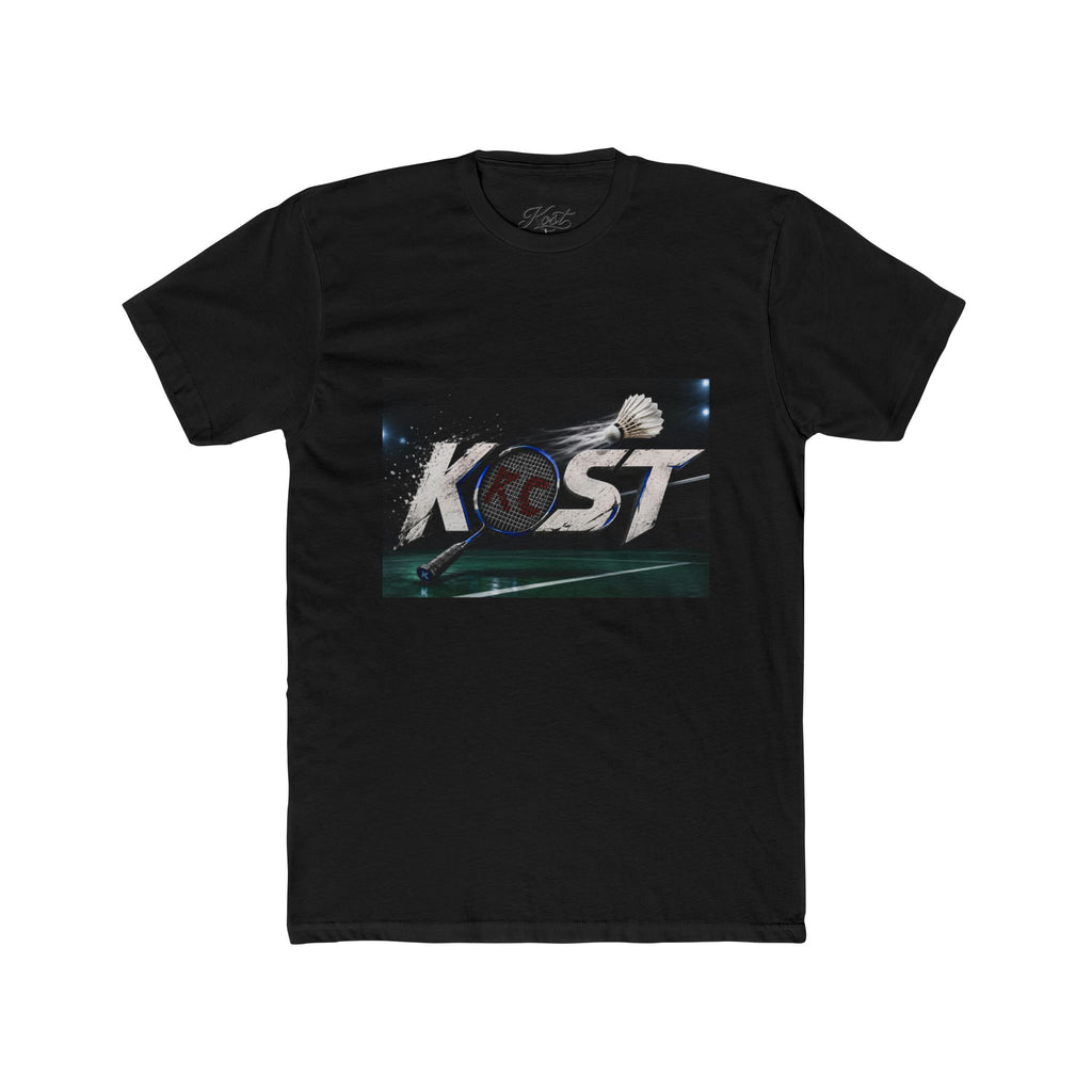 Kost Badminton Graphic Tee — Retro Shuttlecock Sports T‑Shirt