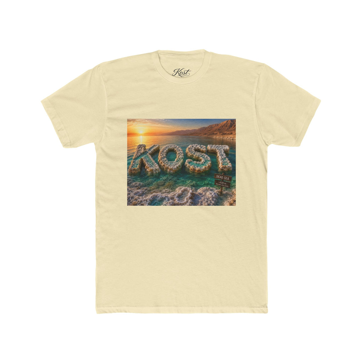 Lost Beach Sunset T‑Shirt — Scenic Ocean Typography Tee