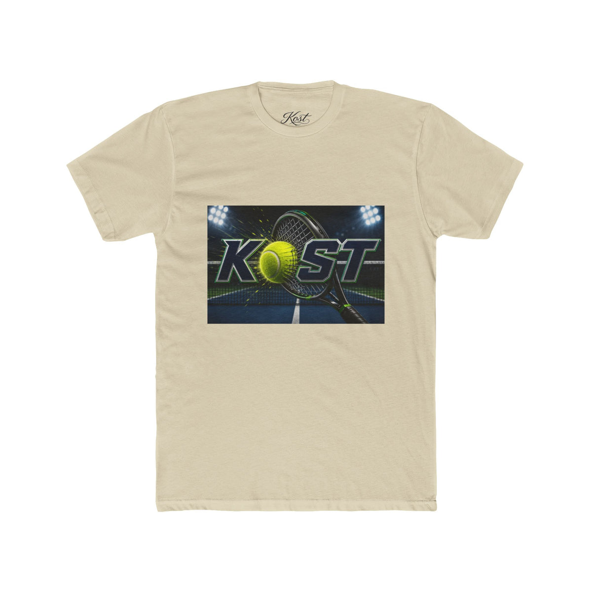 KOST Tennis Logo Tee — Court Night Graphic T-Shirt