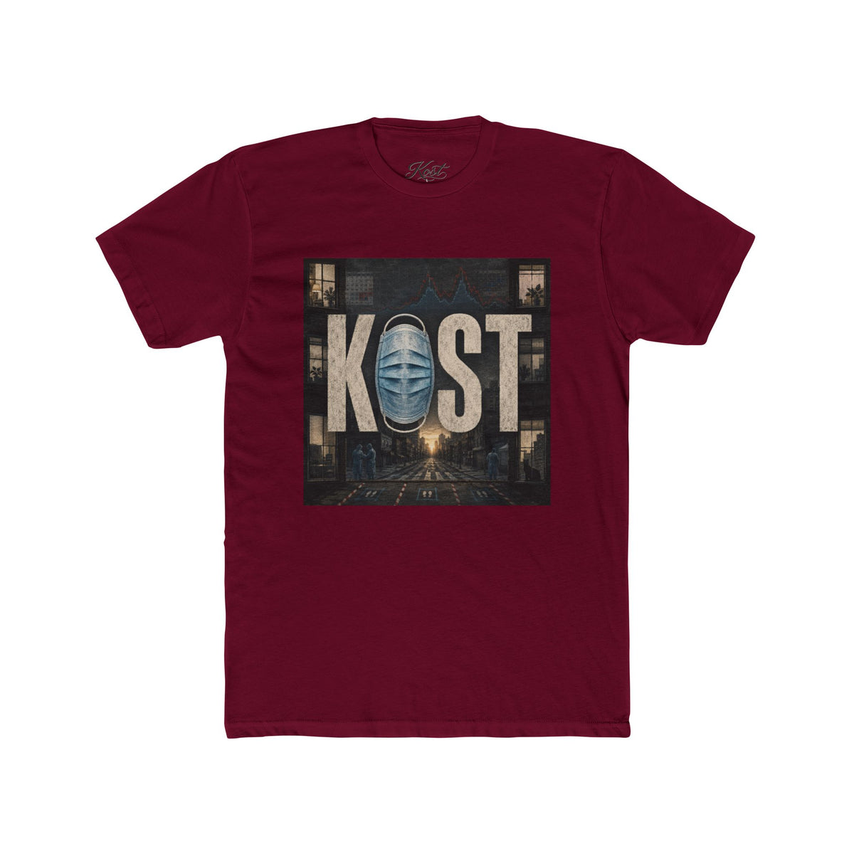 KOST Vintage Microphone Tee — Retro Radio Broadcast Graphic T-Shirt