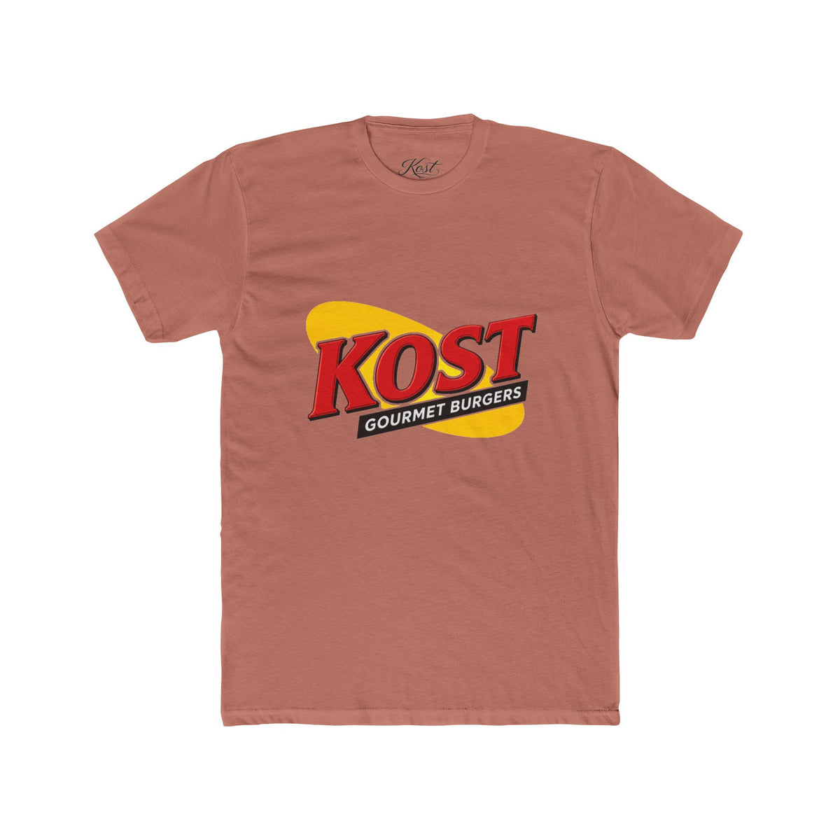Burger Logo T‑Shirt — "KOST Gourmet Burgers" Retro Crew Tee