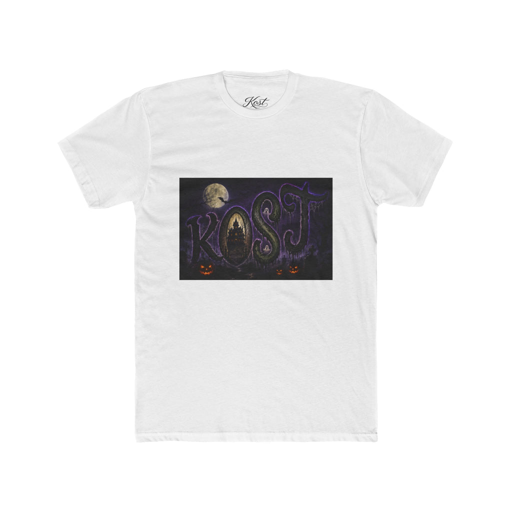 Ghostly 'Frost' Halloween T-Shirt — Spooky Moonlit Typography Tee