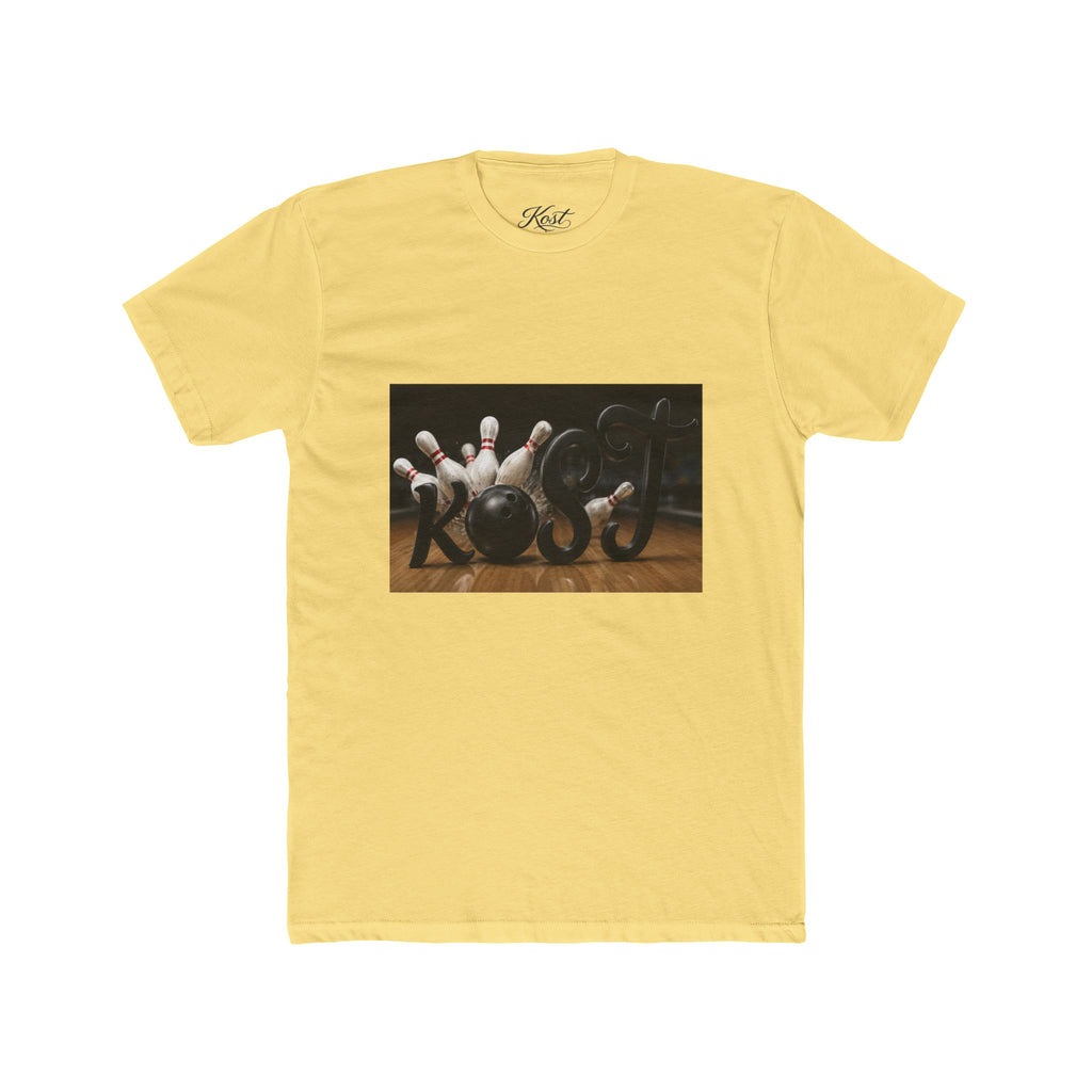 Bowling Strike T‑Shirt — Vintage Pins & Ball Graphic Tee for Bowlers