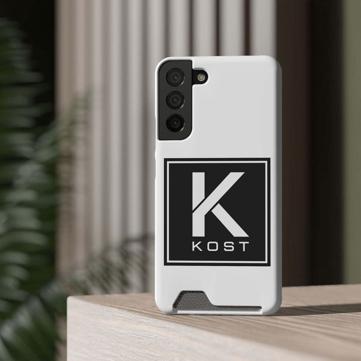 KOST Logo Phone Case with Card Holder