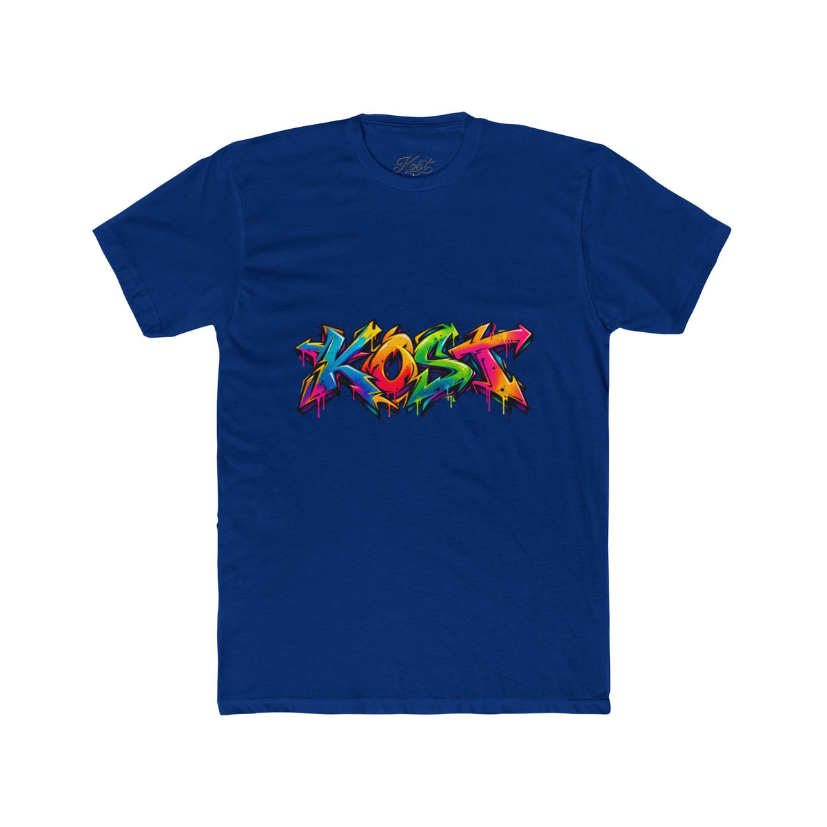 Graffiti 'Kost' Logo Tee — Colorful Streetwear Graphic T-Shirt