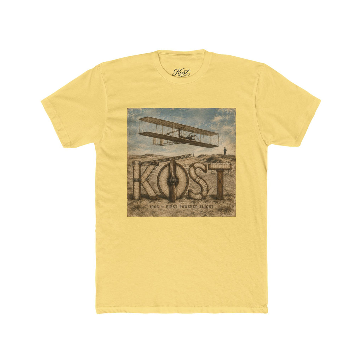 Vintage Biplane 'KOST' Graphic Tee