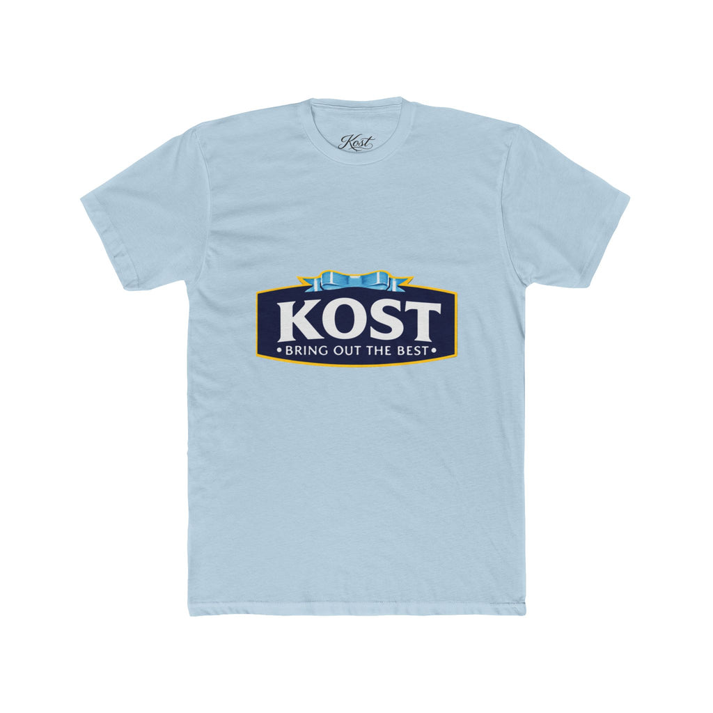 KOST Logo Tee — 'Bring Out The Best' Retro Badge Cotton T‑Shirt
