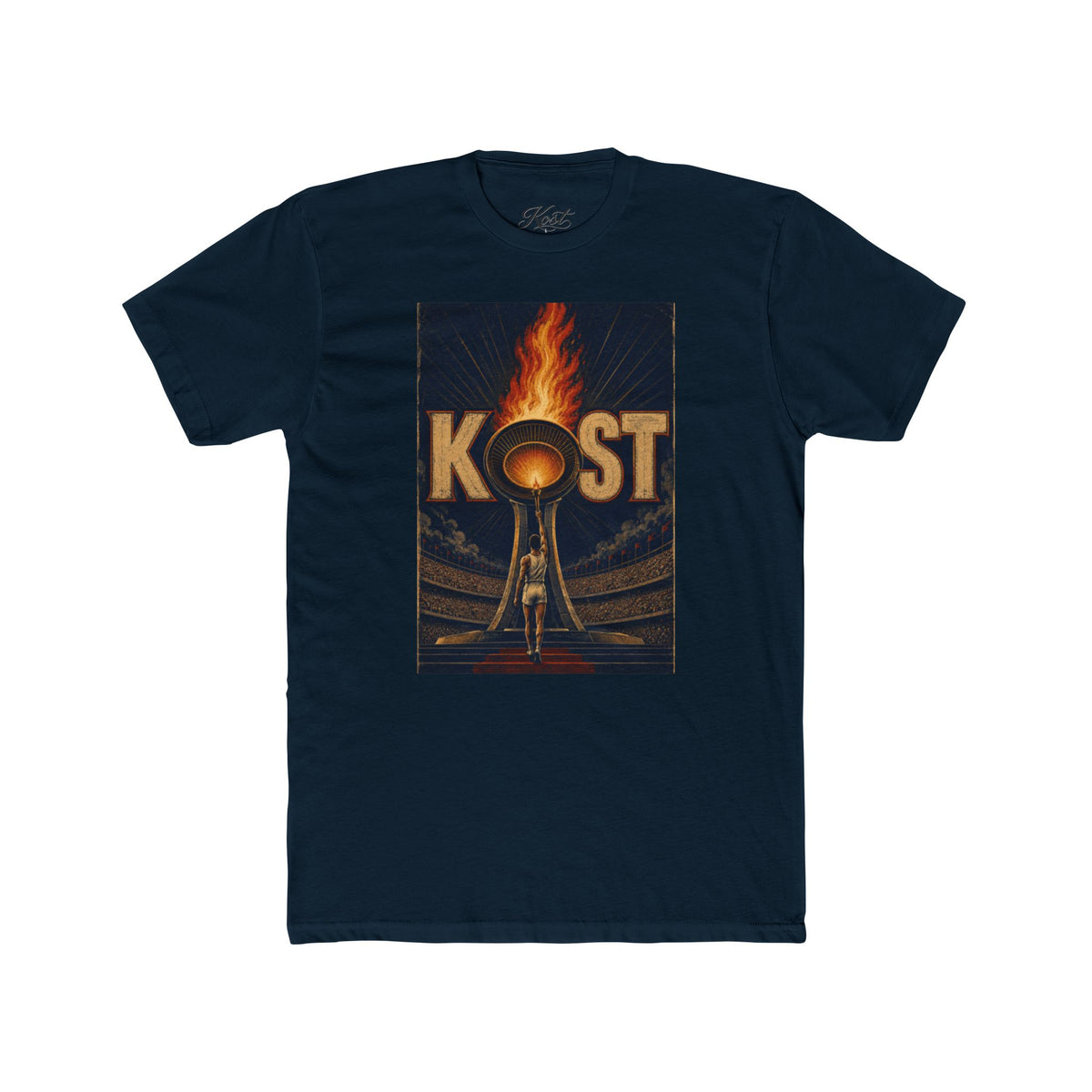 KOST Vintage Torch Tee — Retro Flame Graphic T-Shirt