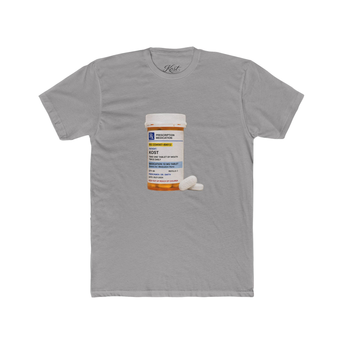 Prescription Pill Bottle Graphic T-Shirt