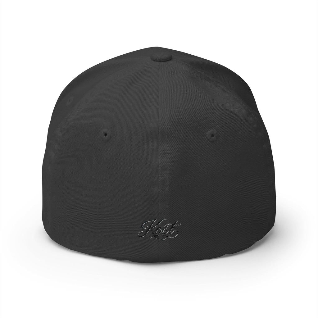 Embroidered 'Kost' Baroque Gold Logo Cap — Structured Closed-Back Hat