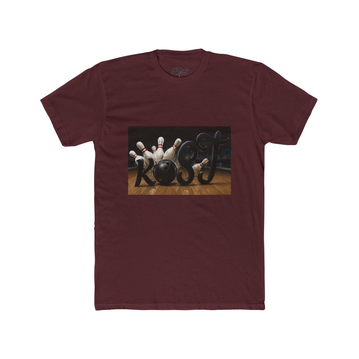 Bowling Strike T‑Shirt — Vintage Pins & Ball Graphic Tee for Bowlers