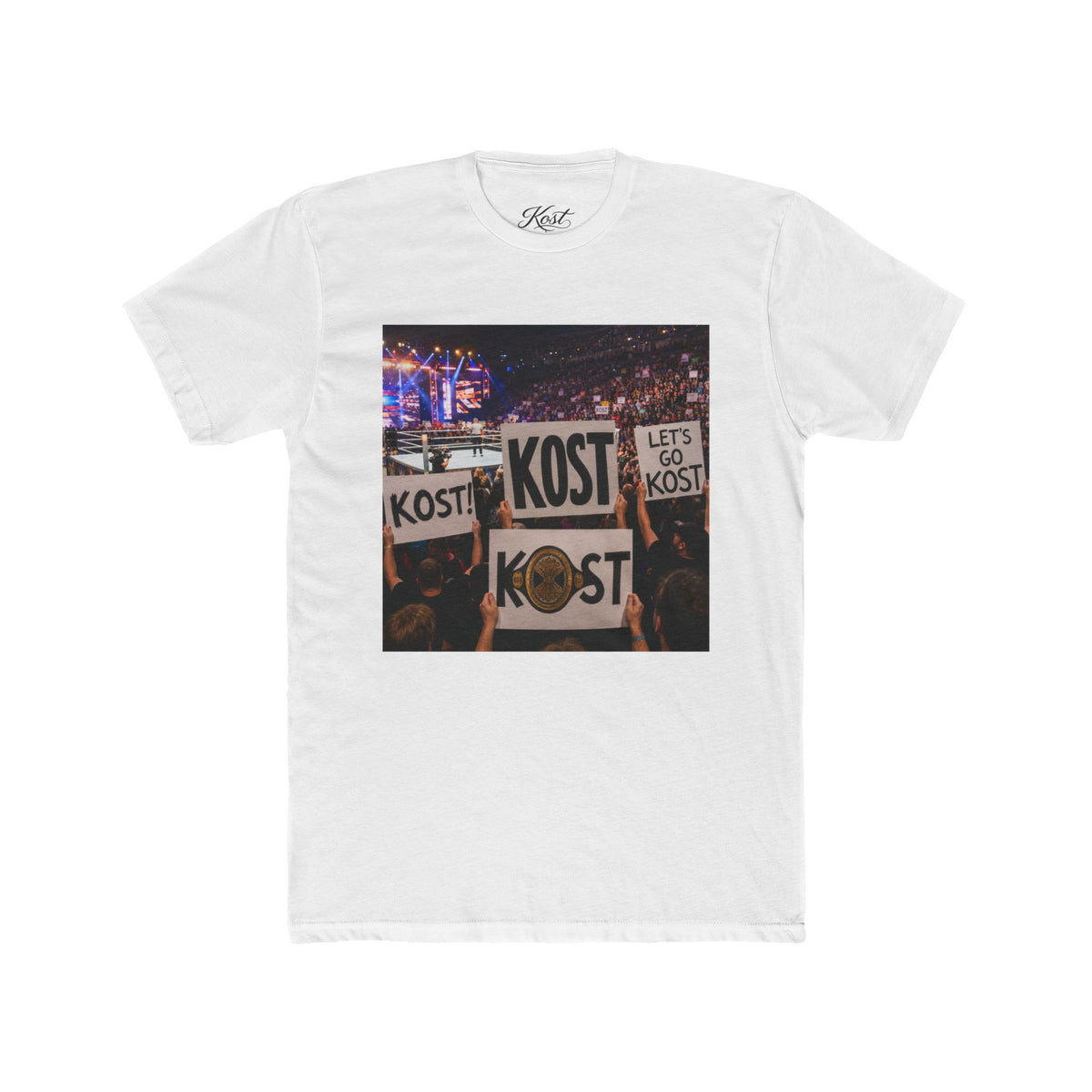KOST Concert Crowd Graphic Tee — "KOST" Fan Shirt