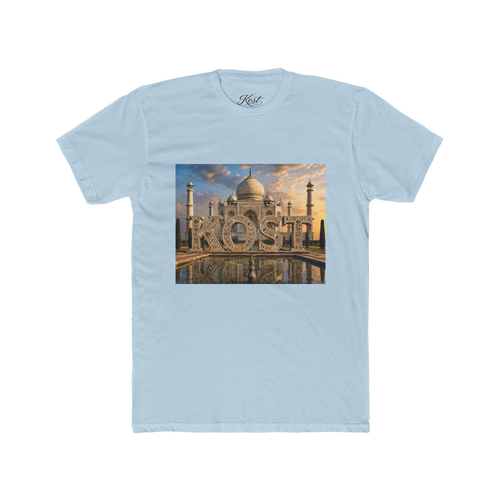 Taj Mahal Photo Tee — 'KOST' Scenic Sunset Graphic T-Shirt