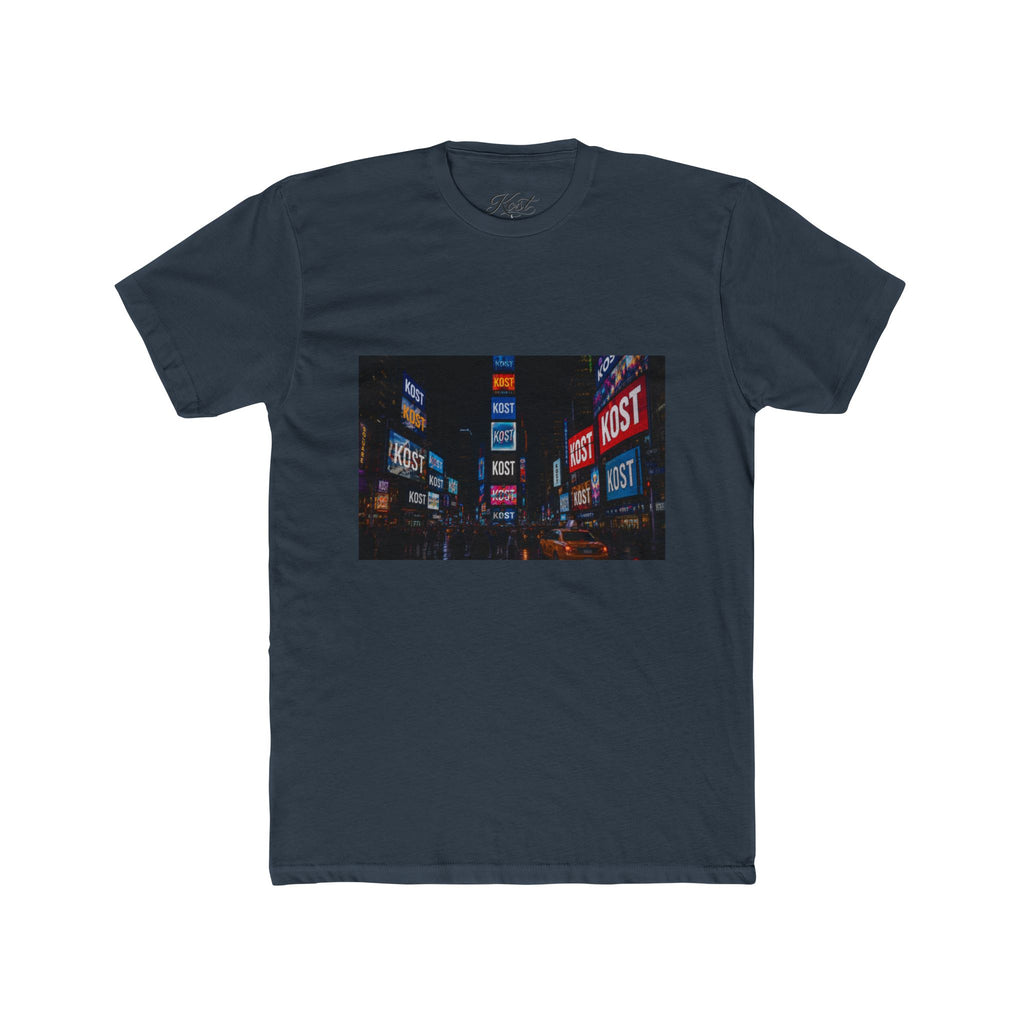 Neon City Lights T‑Shirt — Nighttime Urban Photo Tee