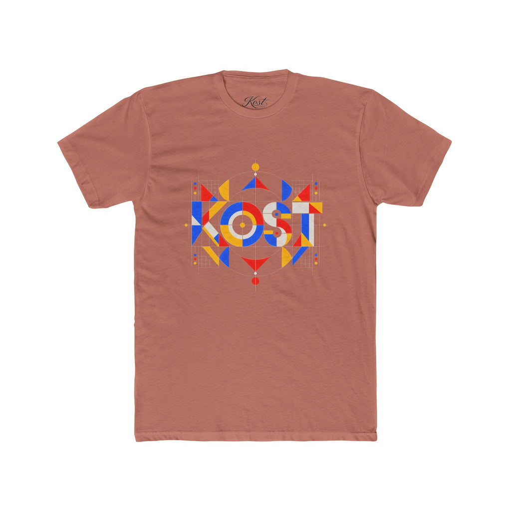 Lost Geometric Tee — Colorful Abstract Graphic T-Shirt