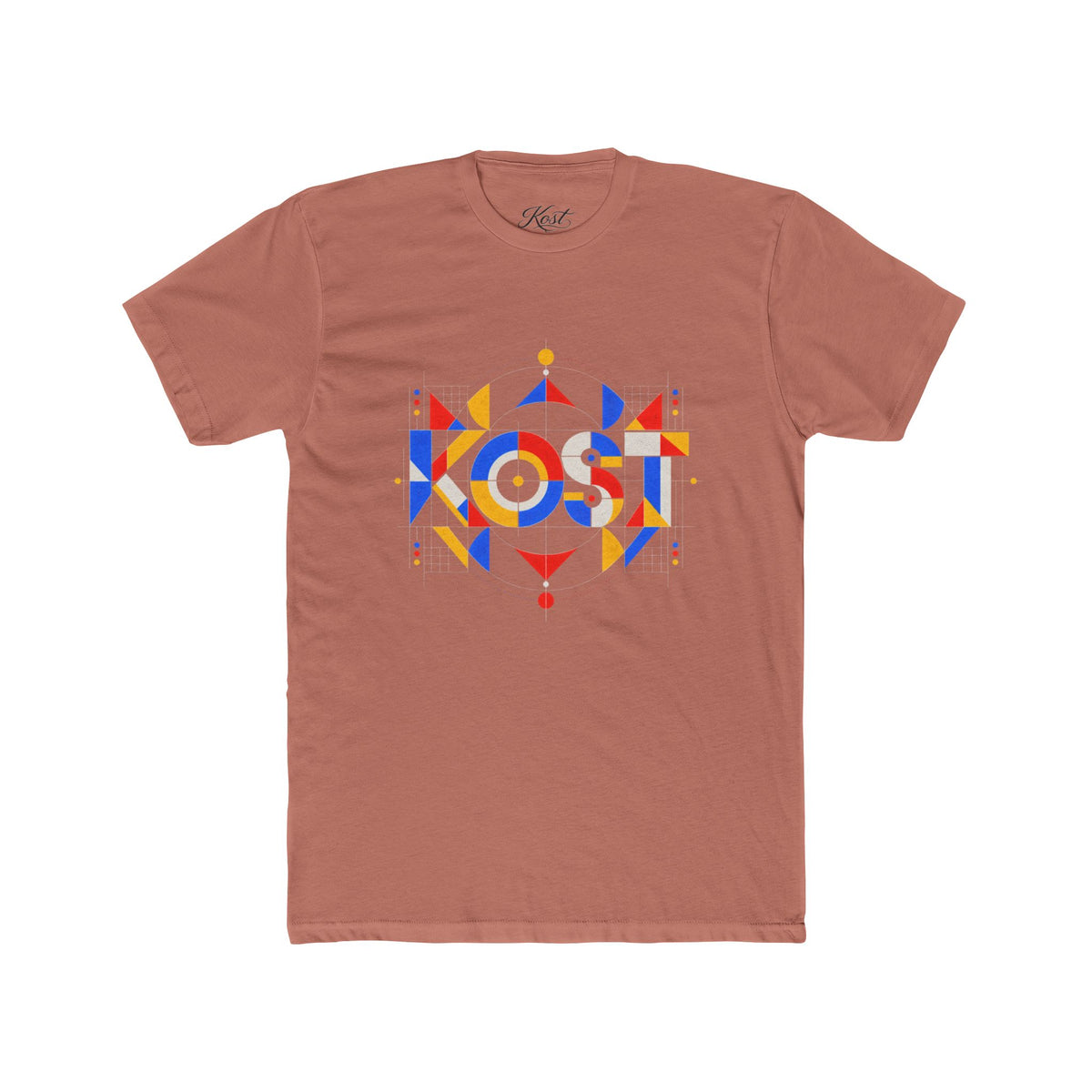 Lost Geometric Tee — Colorful Abstract Graphic T-Shirt