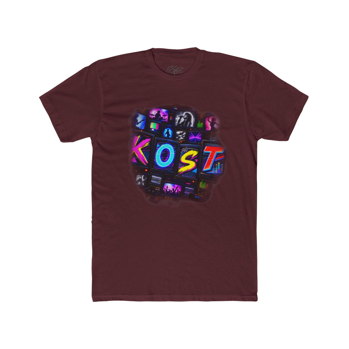 KOSTI Colorful Abstract Graphic T-Shirt
