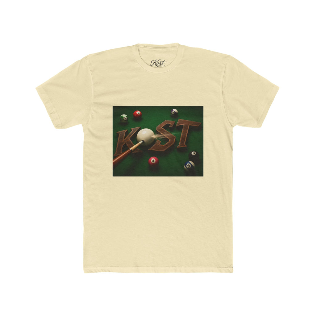 Billiards Pool Table Graphic Tee — 'KIST' 3D Cue Ball Design