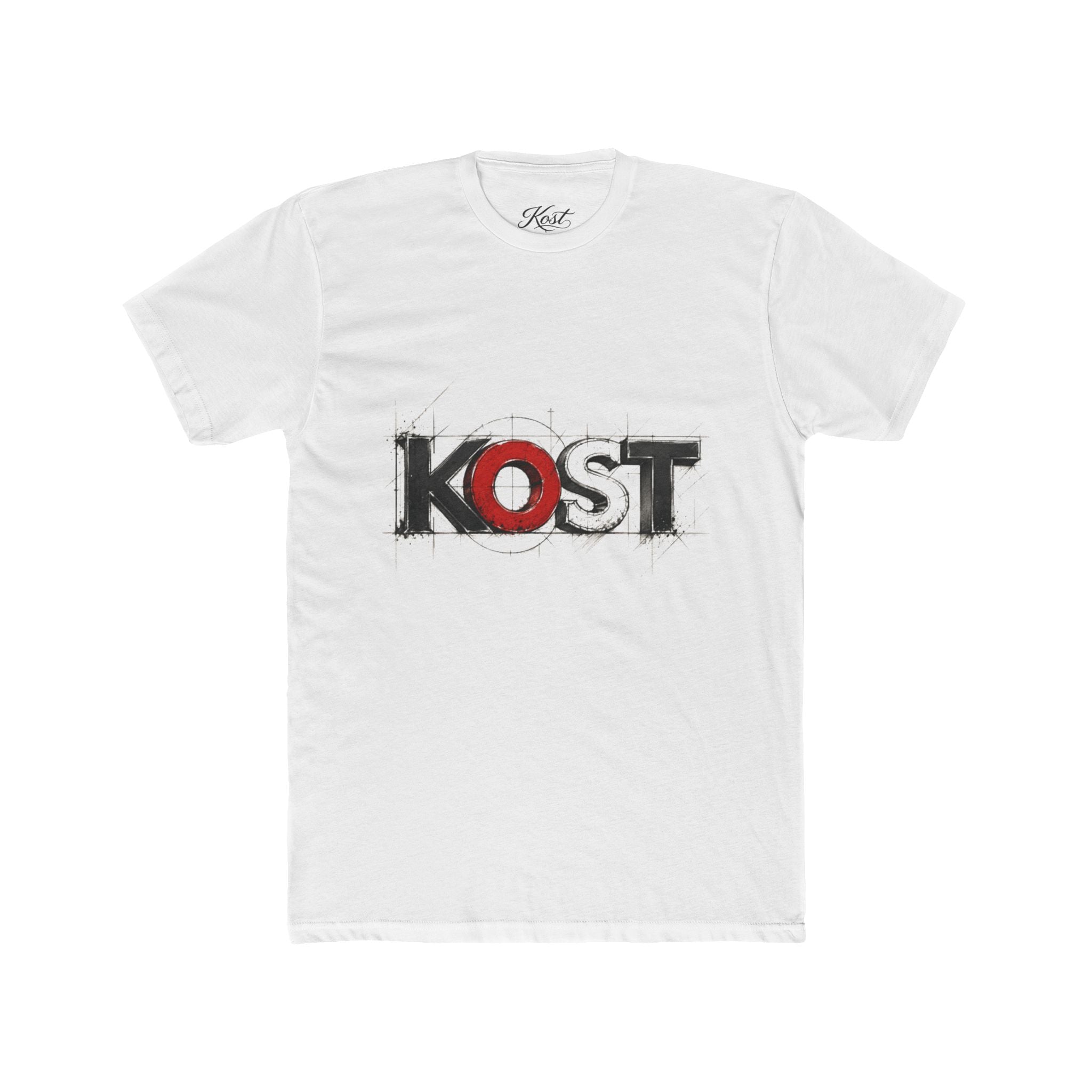 KOST Logo Tee — Distressed Sketch Graphic T-Shirt