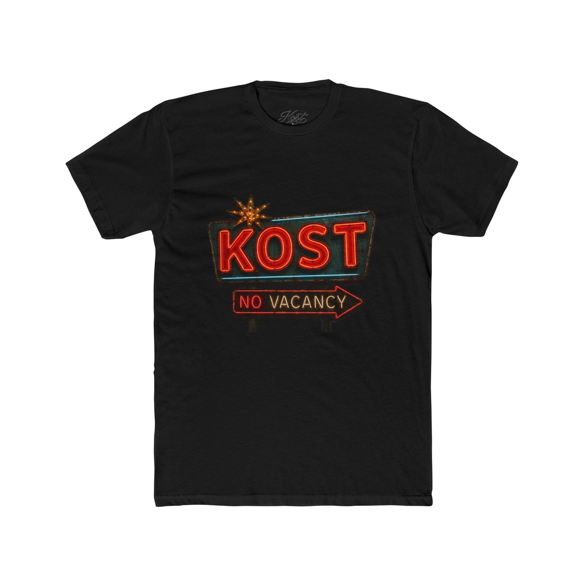 KOST No Vacancy Retro Motel Sign T-Shirt