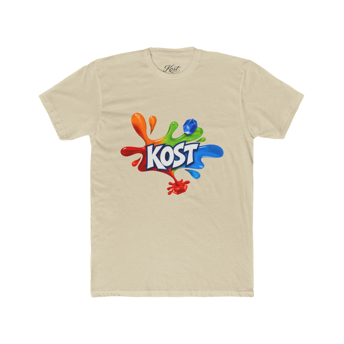 KOST Color Splash Tee — Vibrant Graphic Crewneck