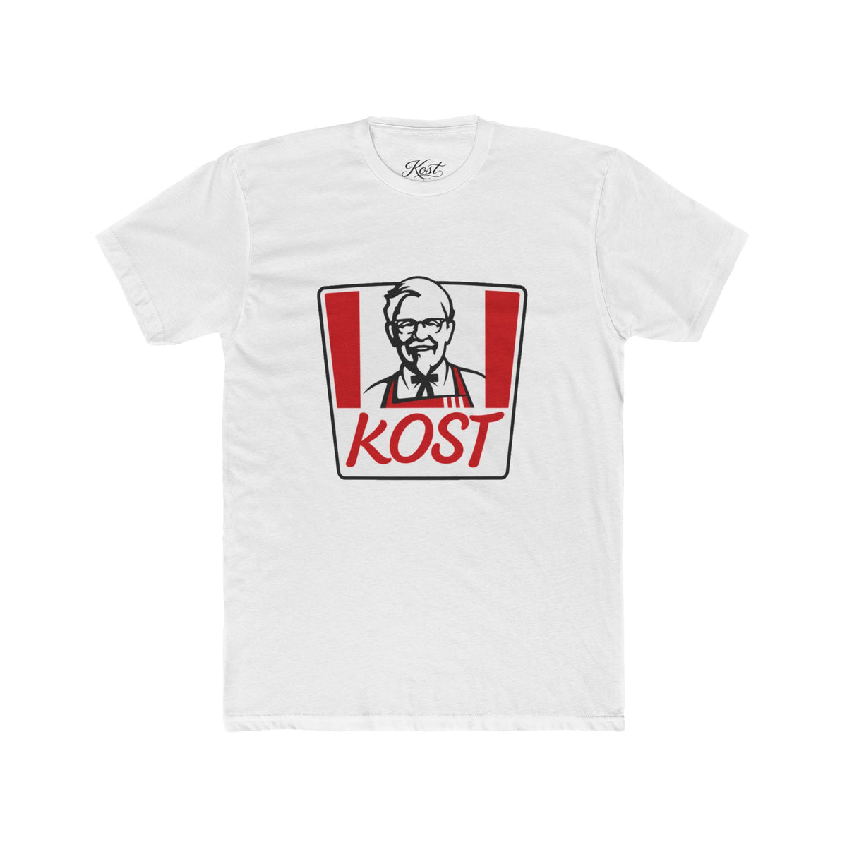 KOST Logo Tee — Retro Fast Food Style Graphic T-Shirt
