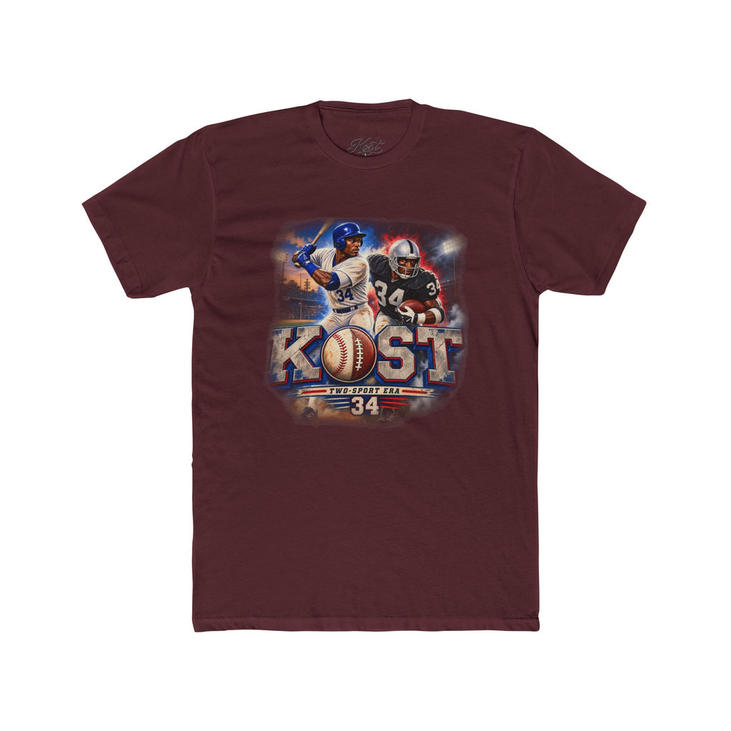 Kost Vintage Baseball & Football Collage Tee