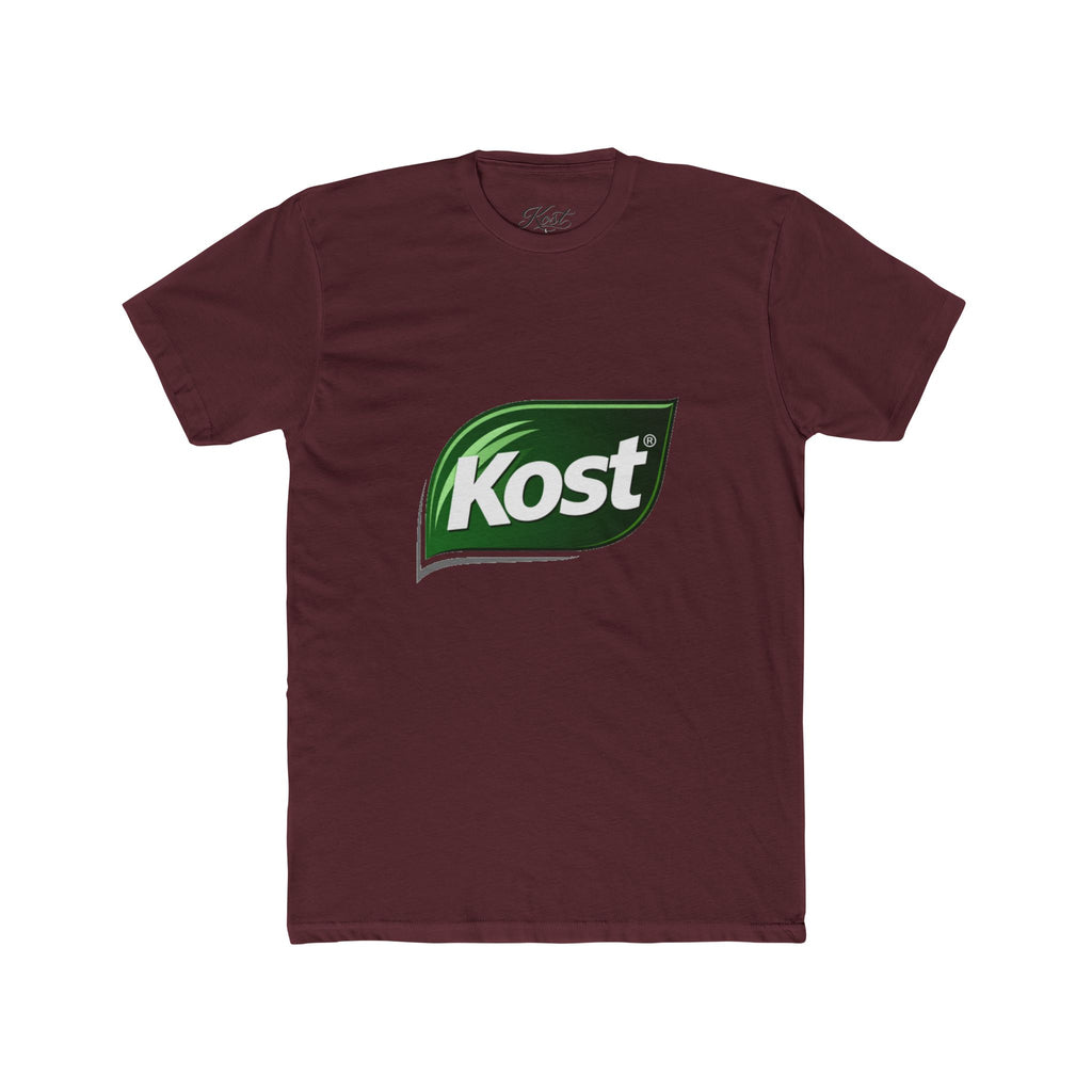 Kost Leaf Logo T-Shirt — Casual Green Logo Tee