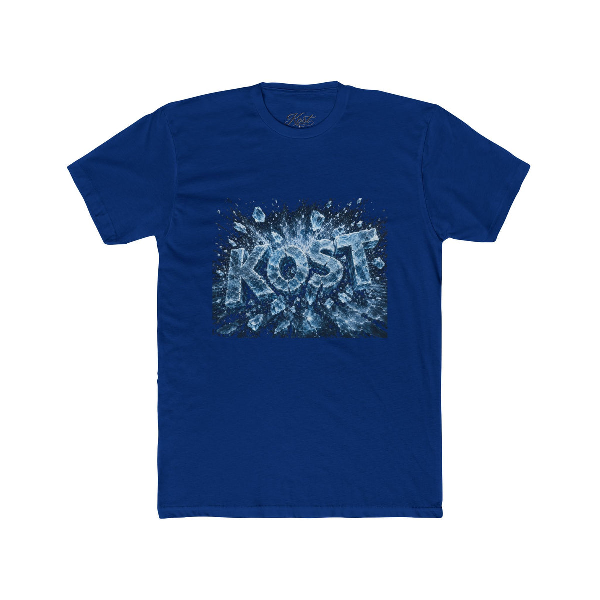 KOST Abstract Blue Graphic Cotton Crew Tee