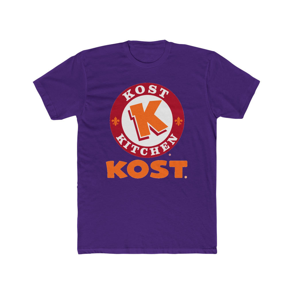 T-Shirt — Kost Kitchen Logo Tee (KOST) | Retro Orange & Red Restaurant Shirt
