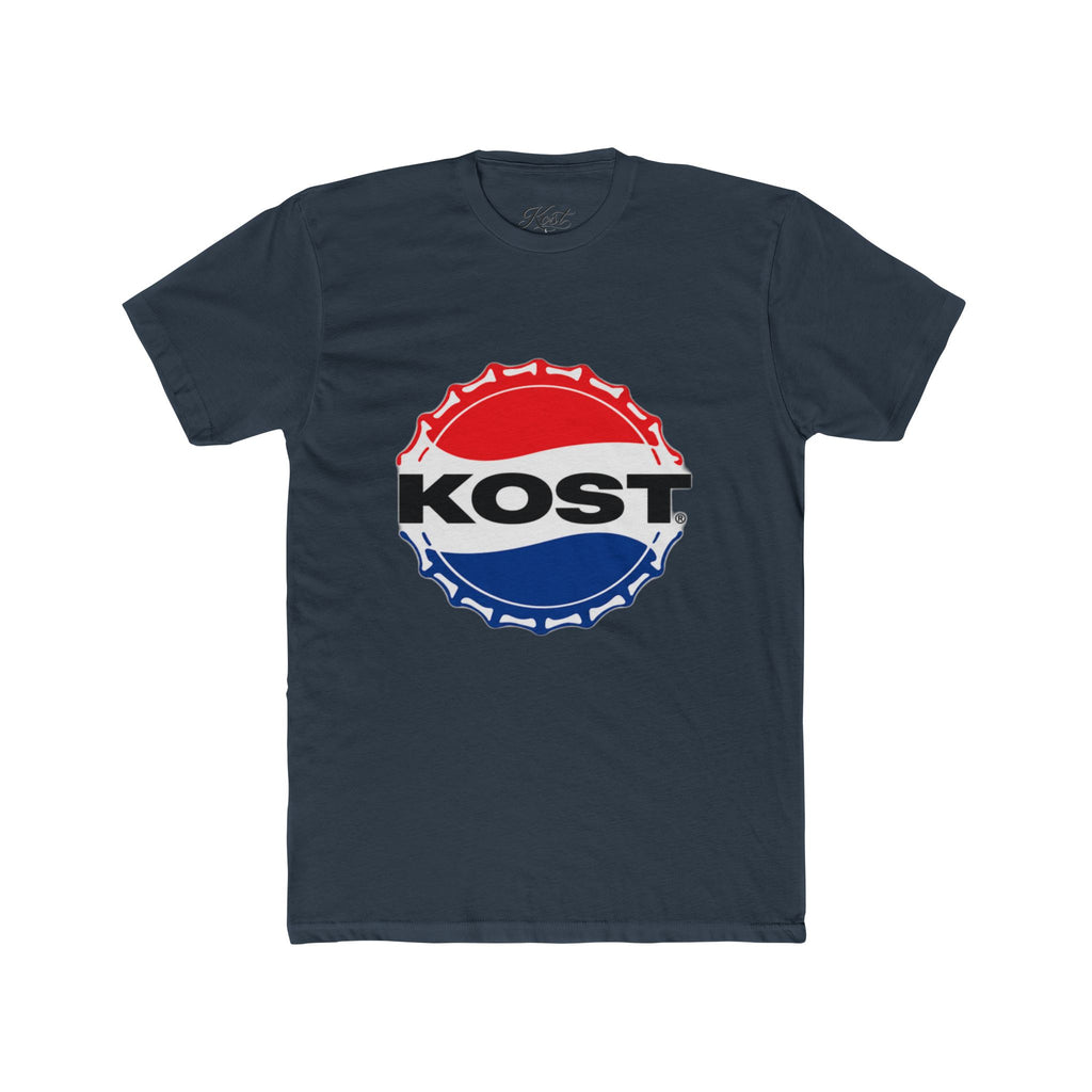 KOST Retro Bottle Cap Tee — Red, White & Blue Logo T-Shirt
