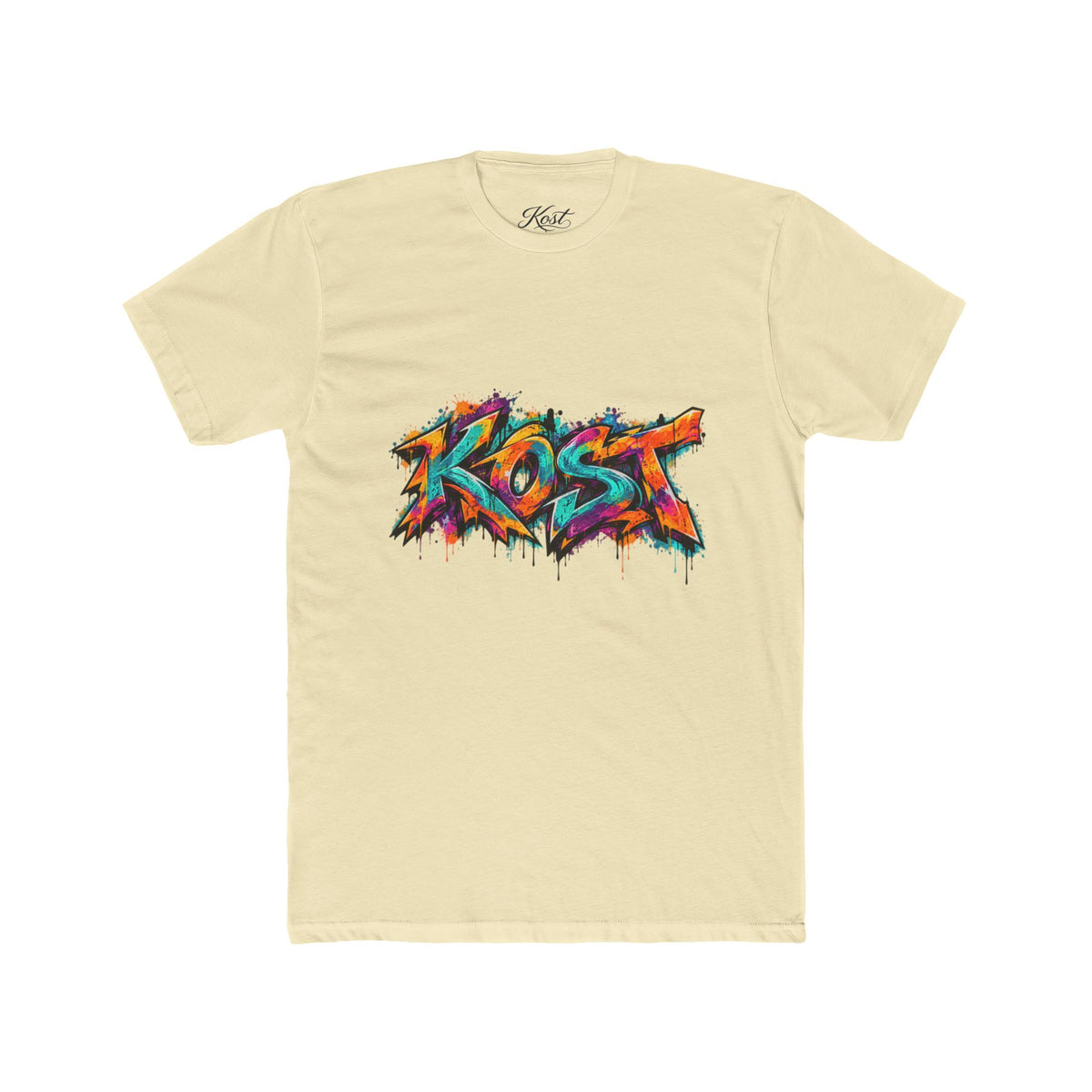 Graffiti 'Kost' Crew T-Shirt — Colorful Street Art Tee