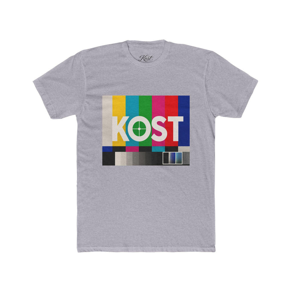 KOST Vintage TV Test Pattern Tee — Retro Broadcast Graphic T-Shirt