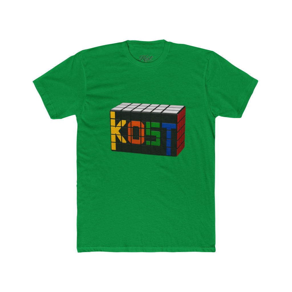 Rubik-Inspired 'KOST' Cube Tee — Retro Puzzle Gamer T-Shirt