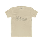 ASL Love Line Art Tee — "LOVE" Fingerspelling Cotton T‑Shirt