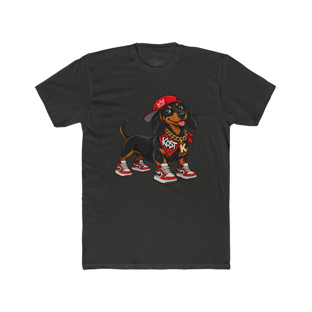 Dachshund Streetwear Tee — Cool K9 in Sneakers Graphic Shirt