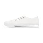 Women's Low Top Sneakers with Custom Script Logo