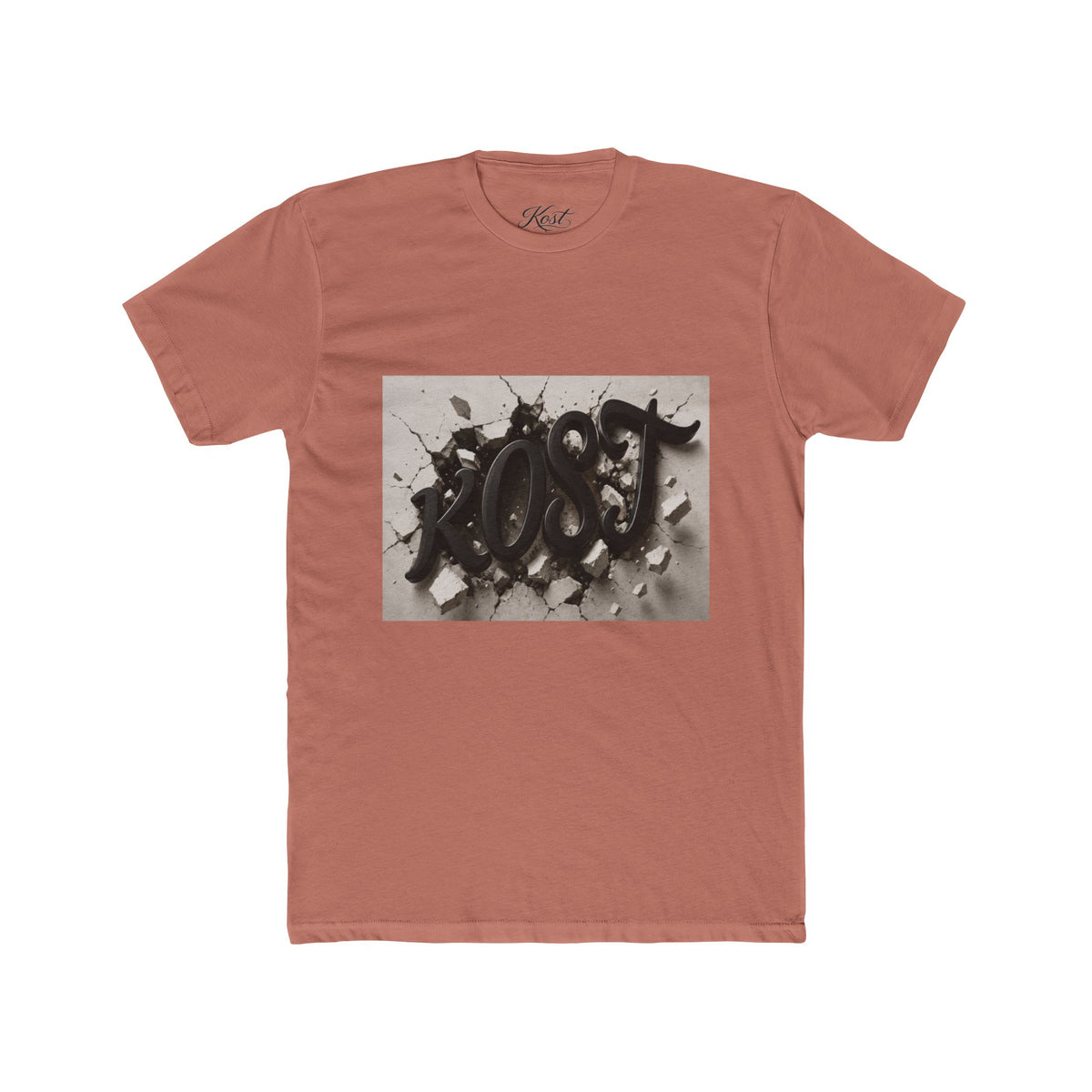 Abstract Black Brushstroke Art T‑Shirt