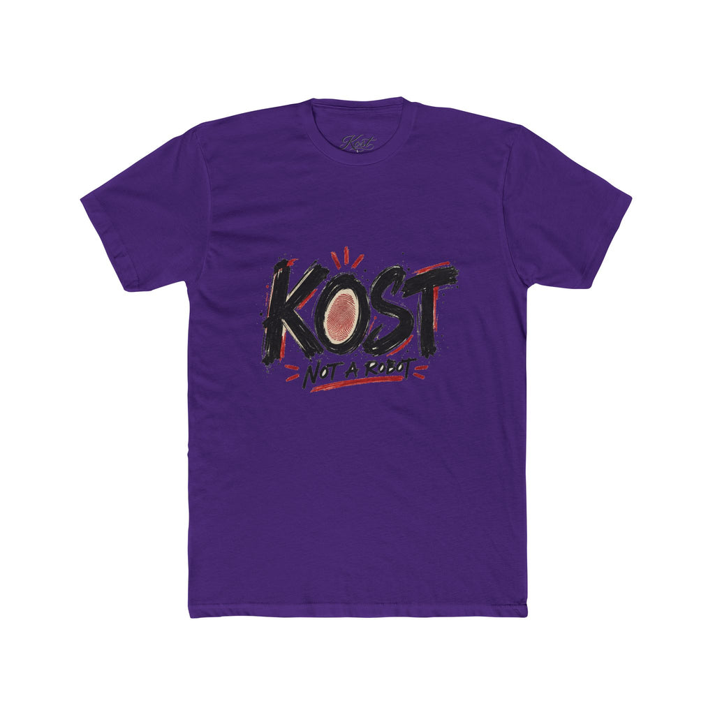 KOST “Not A Robot” Graphic Tee — Casual Streetwear T-Shirt