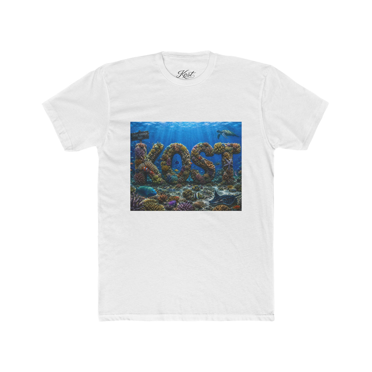 KOST Coral Reef T‑Shirt — Ocean Marine Life Graphic Tee