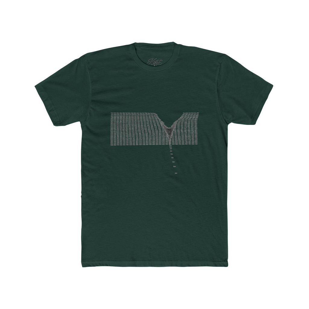 Minimalist V-Neck Optical Illusion T-Shirt
