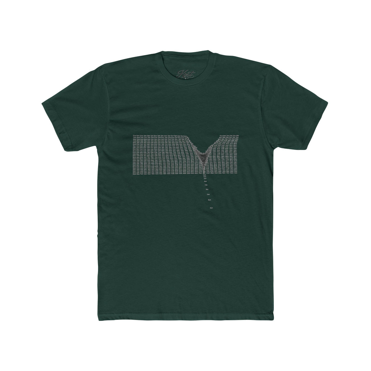 Minimalist V-Neck Optical Illusion T-Shirt