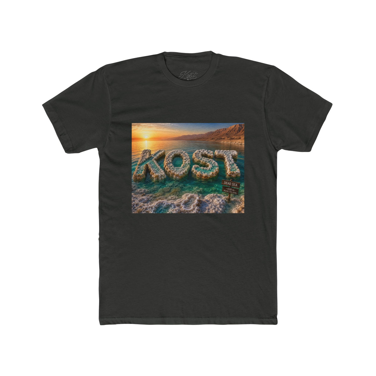 Lost Beach Sunset T‑Shirt — Scenic Ocean Typography Tee