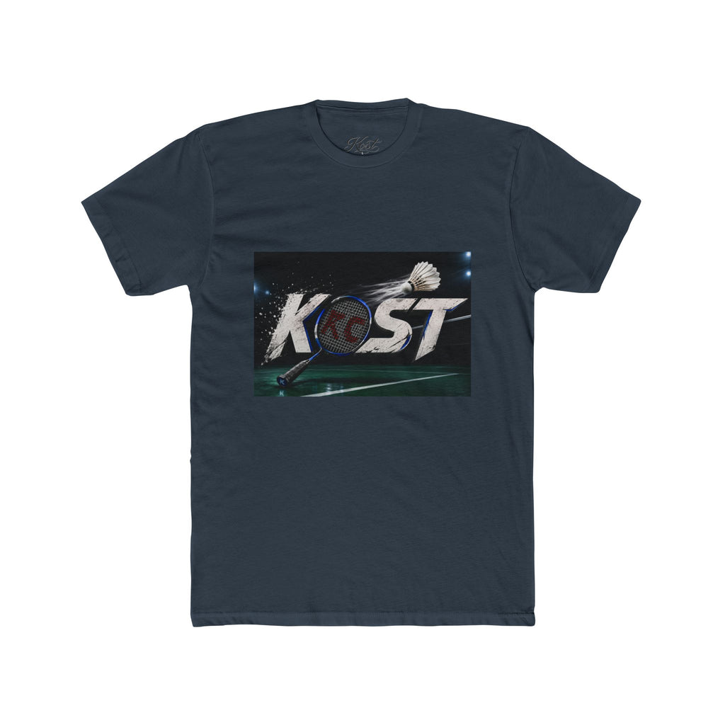 Kost Badminton Graphic Tee — Retro Shuttlecock Sports T‑Shirt